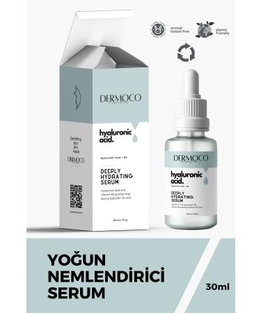 dermoco cosmetics Intensive Moisturizing and Plumping Skin Care Serum with Hyaluronic Acid (30 ml)