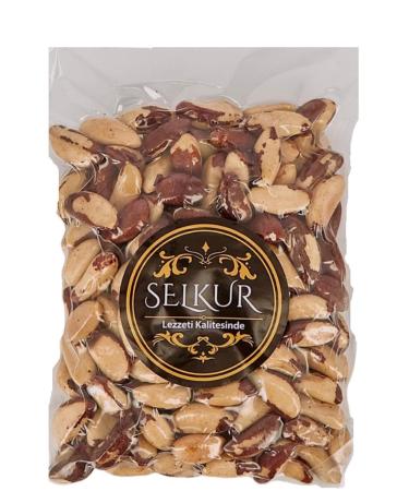SELKUR Brazil Nut 500gr New Whole Grain (VACUUM PACKAGED RAW AND UNSALTED)