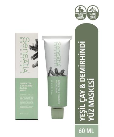 Sensatia Botanicals Green Tea & Tamarind Facial Mask 60ml - Buy Online on GoSupps.com