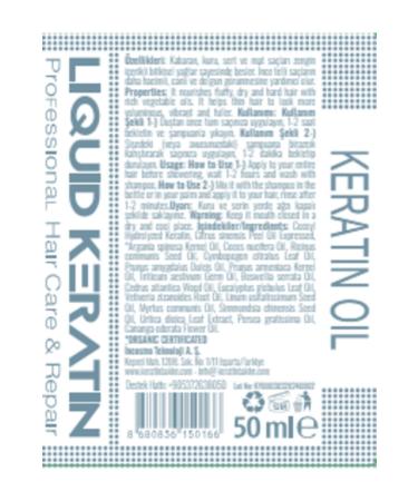 Liquid Keratin Keratin Care Oil for Dry Frizzy Hair (50ML) - Buy Online on GoSupps.com