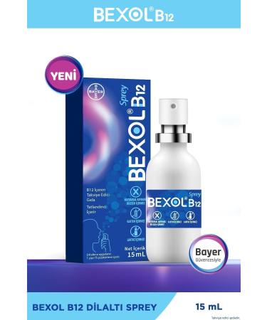 Bexol B12 Sublingual Spray 15 ml Vitamin B12 Containing Supplementary Food 2 Pieces - Buy Online on GoSupps.com