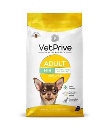 Vets Best Vet Prive Lamb Mini & Small Breed Adult Dog Food 3kg