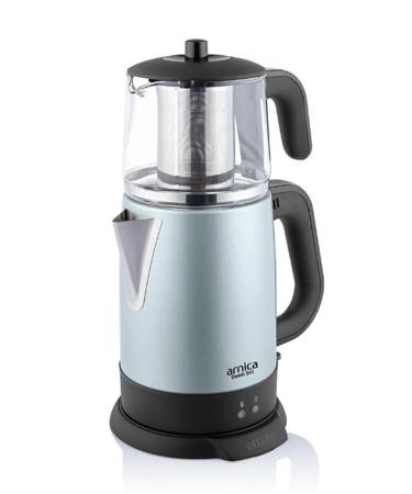 Arnica Ih33203 Deml Stil Mint Green Glass Tea Maker