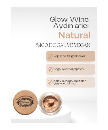Rosece Glow Wine Cream Illuminator | Natural Illuminator 7 ml - Buy Online on GoSupps.com