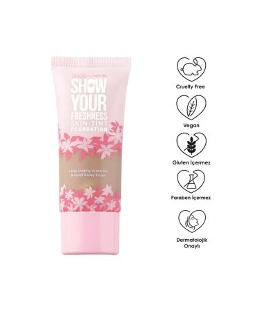 Pastel Show By Show Your Freshness Skin Tint Foundation - Foundation 506 Radiant Sun30 ml - Buy Online on GoSupps.com