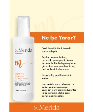 DR.MERIDA BEAUTY Dr. Merida Perfect 9 Styling and Leave-in Conditioner 250 ml - Buy Online on GoSupps.com