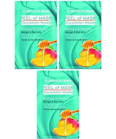 Huncalife 3 Pack - Needs Mango and Honey Essence Face Mask-10ml 8690973720580-3