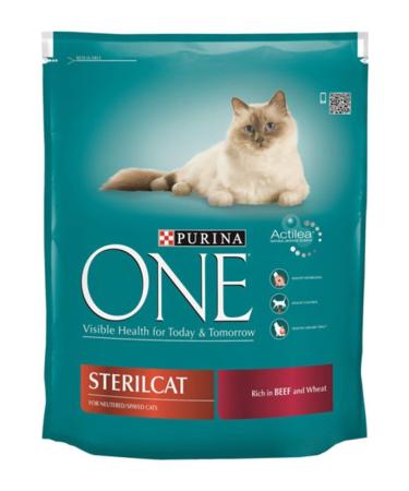 Purina One One Sterilcat Beef&wheat 6x1.5kg
