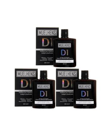 Muelhens D1 Anti Hair Loss Shampoo Intensive Anti Hair Loss Special Care Shampoo 500 Ml X 3 Pieces - Buy Online on GoSupps.com