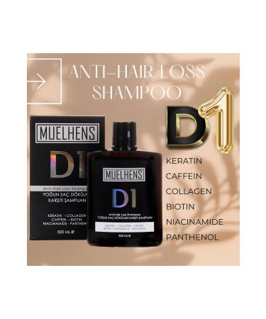 Muelhens D1 Anti Hair Loss Shampoo Intensive Anti Hair Loss Special Care Shampoo 500 Ml X 3 Pieces - Buy Online on GoSupps.com