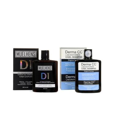 Muelhens Derma Cc Laboratories C/gel Shampoo 500m + D1 Anti Hair Loss Shampoo 500m