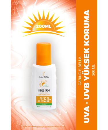 Carino E Bella Intensive Anti-Spot Tone Equalizer High Protection +50 Spf Sun Cream All Skin Types