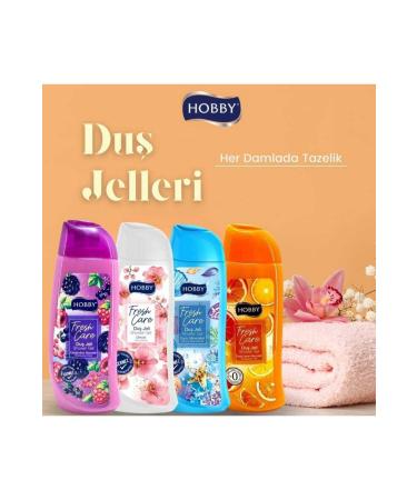 Hobby FRESH CARE SHOWER GEL REVIVING FRUITS ORCHID SEA MINERALS. ENERGIZING FRUITS