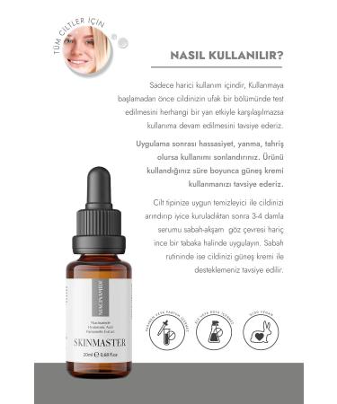 SkinMaster Skin Barrier Strengthening Sebum Production Balancing Niacinamide Serum (Niacinamide 5% + HA) - Buy Online on GoSupps.com
