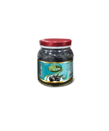 Ozlem Olive Ozlem Safir 900 gr Glass Pet Black Olives (260-290 KLB)