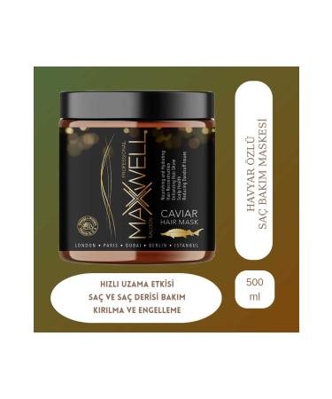 Maxwell Caviar Hair Mask 500 ml Caviar Hair Mask Helps Fast Growth
