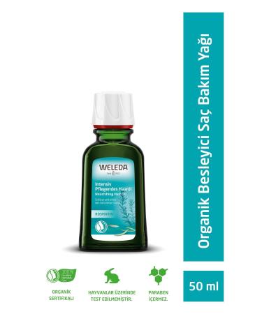 Weleda Rosemary Conditioning Hair Oil Organic Rosemary Nourishing Hair Care Oil 50ml