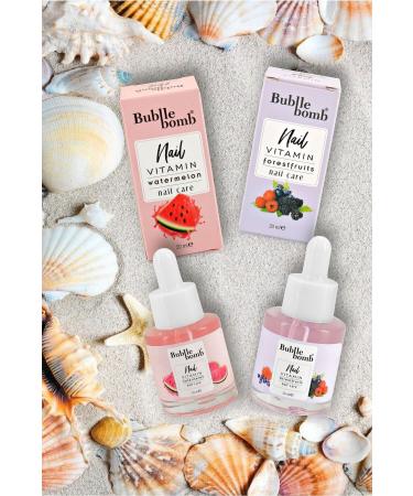 BUBBLEBOMB Nail Care Oil Vitamin Nail Oil Watermelon Forestfruits - Buy Online on GoSupps.com