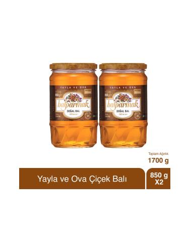 Balparmak Plateau and Plain Flower Honey 850 g x 2 Pieces