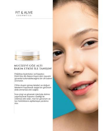 Fit & Alive Fitalive Brightening Under Eye Care Cream 01 (High Coverage) - Buy Online on GoSupps.com