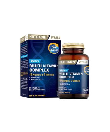 Nutraxin Mens Multi Vitamin Complex 60 Tablets