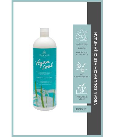 Kallos Cosmetics Kallos Vegan Soul Volumizing Shampoo 1000 ML