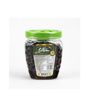 Ozlem Olive Ozlem Zumrut 700 gr Pet Black Olives (350-380 KLB) - Buy Online on GoSupps.com