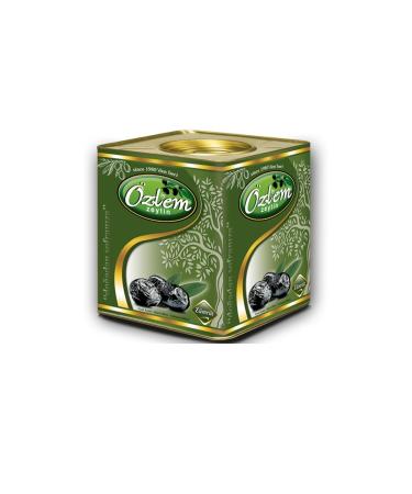 Ozlem Olive Ozlem Zumrut 10 Kg Tin Black Olives (351-380 KLB)