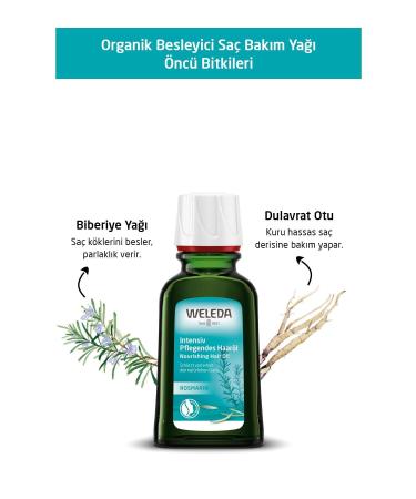 Weleda Rosemary Conditioning Hair Oil Organic Rosemary Nourishing Hair Care Oil 50ml - Buy Online on GoSupps.com