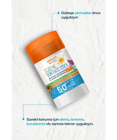 Mixup Mineral Filter Blue Light Protection Spf 50 Kids Sunscreen Stick Uva/uvb Aloe Vera 35 gr - Buy Online on GoSupps.com