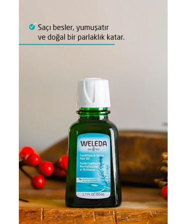 Weleda Rosemary Conditioning Hair Oil Organic Rosemary Nourishing Hair Care Oil 50ml - Buy Online on GoSupps.com