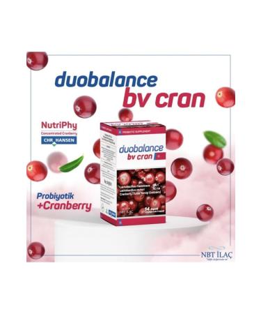 Duobalance Nbt Life Bv Cran Cranberry Containing Supplementary Food 14 Capsules - Buy Online on GoSupps.com
