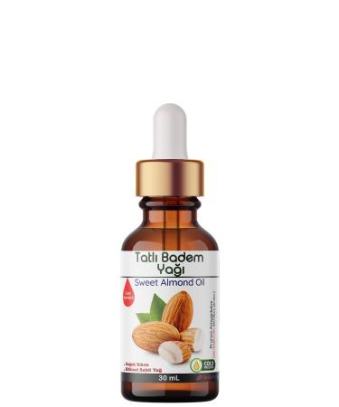 Dollar Chemistry Sweet Almond Oil - 30 mL (Cold Pressed Fixed Vegetable Oil Steam Essence Room Fragrance)