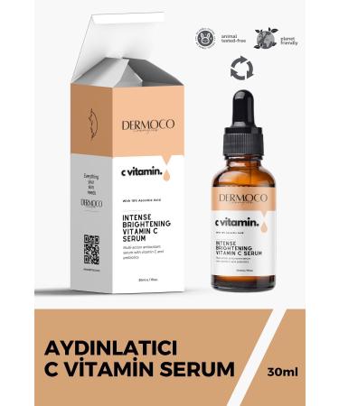 dermoco cosmetics Brightening and Skin Tone Equalizing Vitamin C Skin Care Serum (30 ml)