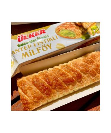 lker New Pistachio Puff Pastry 28 Gr x 12 Pieces