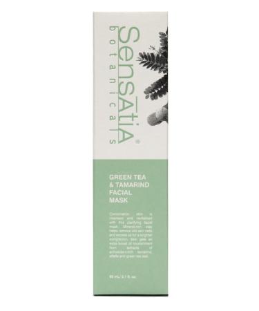 Sensatia Botanicals Green Tea & Tamarind Facial Mask 60ml - Buy Online on GoSupps.com