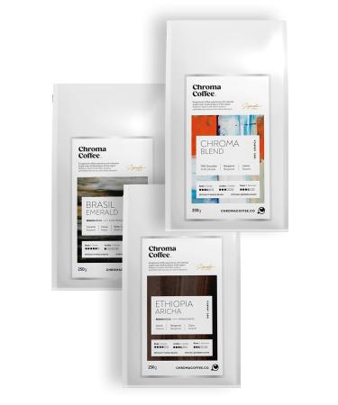 Chroma Coffee Signature Series Bean Coffee Set-2 0 Qualified Arabica 3x250gr