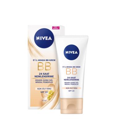 NIVEA Essentials BB Cream Radiance Light Tone Day Face Care Cream 50 ml