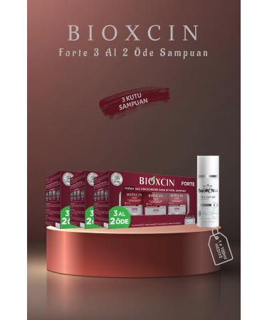 Bioxcin Forte Shampoo All Hair Types Buy 3 Pay 2 3 Boxes + Gel Gift Set