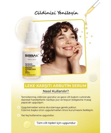 Bebak Pharma Skin Tone Equalizer Brightening Arbutin Serum 2% Arbutin 3% Niacinamide Serum 30ml - Buy Online on GoSupps.com