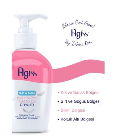 AGISS Hair Removal Cream 250 ml (PUMP) - Buy Online on GoSupps.com