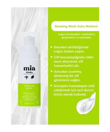 mia clinica panthenol honey and cicali smoothing glowing moisturizing face mask - Buy Online on GoSupps.com