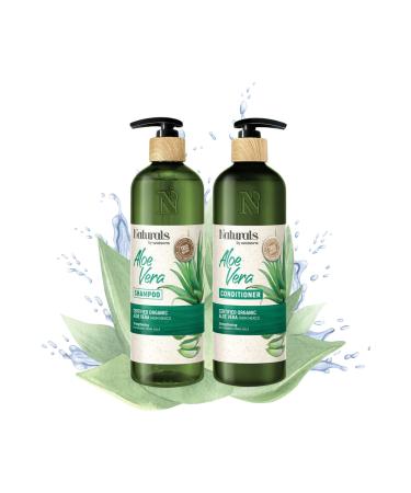 Naturals By Watsons Shampoo Aloe Vera 490 ml - Hair Conditioner 490 ml Set of 2