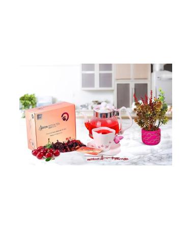 Doa Beauty Slim Detox Tea 1 Month Dose Hibiscus & Cherry Flavored