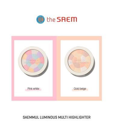 The Saem Saemmul Luminous Multi Highlighter - 01 Pink White - Buy Online on GoSupps.com