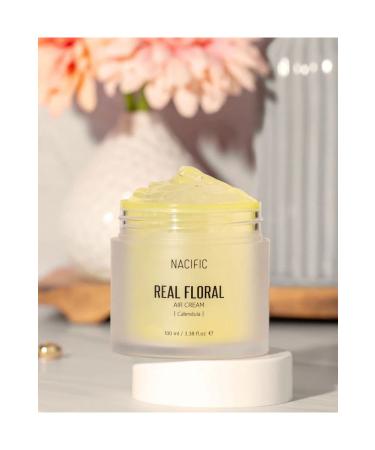 Nacific Real Floral Air Cream Calendula 100ml - Moisturizing and Revitalizing Cream - Buy Online on GoSupps.com