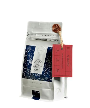QAPO COFFEE QUALITY AROMATIC PURE ORGANIC "a" Blend Espresso Mixed Coffee (1000GR)
