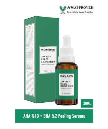 Maru.Derm Aha + Bha 2% Anti-Stain & Skin Tone Equalizing Peeling Mask Skin Care Serum 30 Ml - Buy Online on GoSupps.com