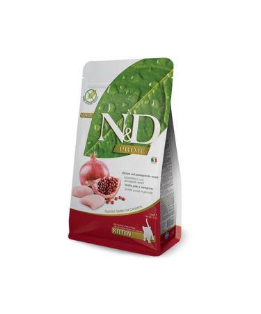 N & D Nd Grain-Free Chicken and Pomegranate Kitten Food 1.5 Kg