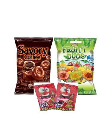 laylay lom Savory Coffee 1000 Gr. and Fruity Duos Fruity 1000 Gr.